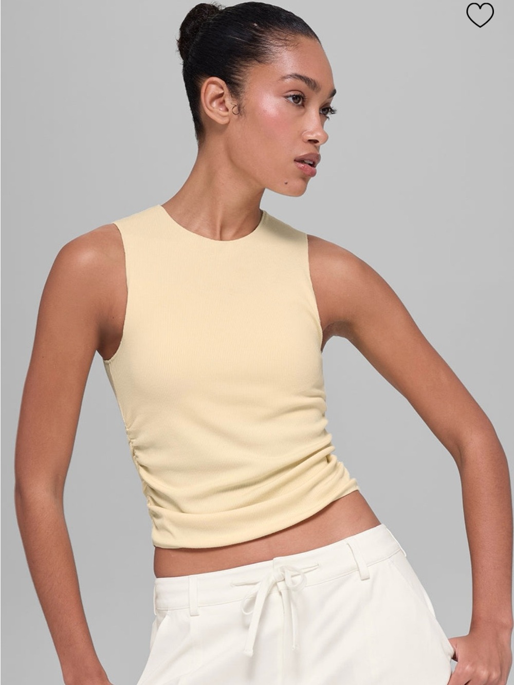 ALO Ribbed En Pointe tank - Picture 3 of 5